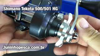 Carretilha Shimano Tekota A 500501HG [upl. by Irene204]