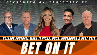 Bet On It  College Football Week 11 Picks and Predictions Vegas Odds Barking Dogs and Best Bets [upl. by Dominy]