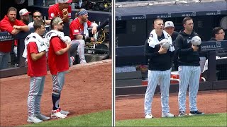 FOURTH OF JULY STANDOFF Entirety of the game before the game between the Yankees and Reds [upl. by Anitroc743]