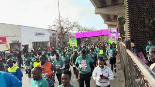 Nairobi City Marathon 21km Half Marathon Start [upl. by Elson923]