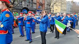 Artane Band  Dublin StPatricks Day Parade 2022 [upl. by Jeavons]