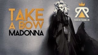 MADONNA  Take a Bow Roger Franklin  Male COVER Lyric Video [upl. by Enrobyalc]