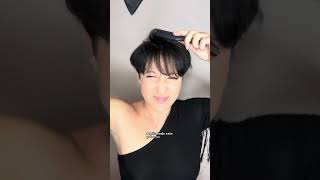 ¿Cómo me peino pixie cortedepelo haircut fashion hairstyle hair estilo style moda [upl. by Alegre664]