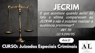 Juizado Especial Criminal JECRIM  Artigo por artigo  Art 70 da Lei 909995 [upl. by Atinot]