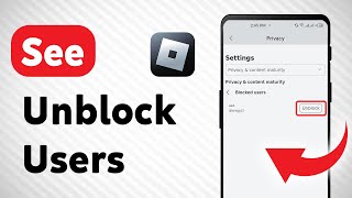 How to See Unblock Users On Roblox Updated [upl. by Carma]