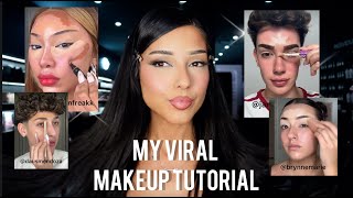 MY VIRAL MAKEUP TUTORIAL l Krystal K Makeup [upl. by Kendyl]