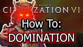 How To Win Domination on Deity  Civ 6 in 6 Minutes Domination Guide [upl. by Shelba154]