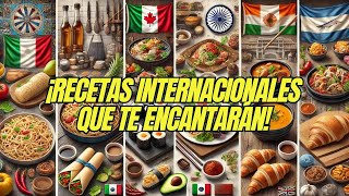 🍽️ Top 5 recetas de cocina internacional ¡Viaje culinario por el mundo  TOP FIVE [upl. by Griffin257]