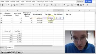 Tax Withheld Calculation [upl. by Notsej]