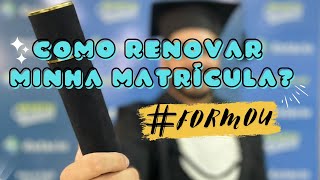 Como renovar minha matrícula [upl. by Nanoc96]