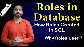 Roles in Database  How Roles Created in SQL  Why Roles used [upl. by Aleacin360]