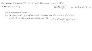 Equation x2y2z2 dans N  part 1   clés classiques et utilisation de valuation padique [upl. by Sathrum]