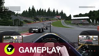 F1 2017  Verschillende klassieke F1wagens [upl. by Asilat]