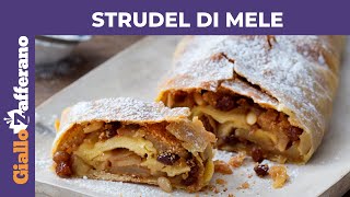 STRUDEL DI MELE  LA MIA RICETTA DELLO STRUDEL  RICETTA FACILE [upl. by Hills]