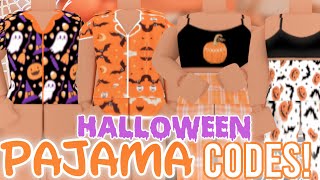 aesthetic roblox halloween pajamas WITH CODES  LINKS [upl. by Adeys]