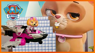 Mighty Pups Stop a Giant Kitty  PAW Patrol  Toy Play Episode for Kids [upl. by Arremat]