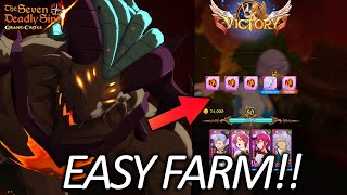 GLOBAL How to Farm BellmothHell Raid EASY Prepare for Level 90 Seven Deadly Sins Grand Cross [upl. by Adriene]