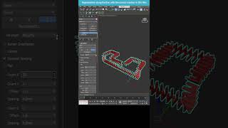 Precise Object Duplication Along a Path with Array in 3ds Max shorts 3dsmax array [upl. by Marienthal]