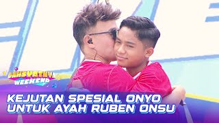 Kejutan Spesial Onyo Persembahkan Lagu Untuk Ayah Ruben Onsu  DAHSYATNYA WEEKEND [upl. by Starlin818]