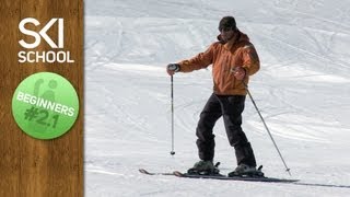 Beginner Ski Lesson 21  Committing to the Downhill Ski [upl. by Esmond]