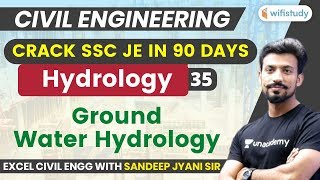 1000 PM  SSC JE 201920  Civil Engg by Sandeep Sir  Ground Water Hydrology [upl. by Arretahs]