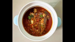 ငါးဇင်ရိုင်းချက်နည်း Mystus cavasius fish curry [upl. by Fein827]