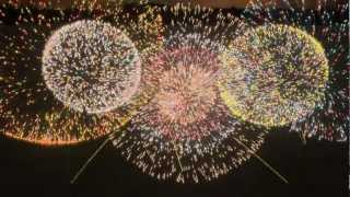 Fireworks From Above  Finale  Synchronized to Music  HD 1080p [upl. by Trofmoc]