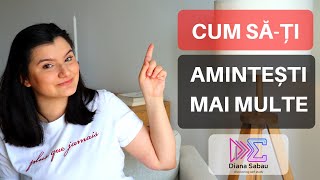 Cum sati amintesti ce ai STUDIAT  TEHNICA DE MEMORARE [upl. by Lubbi]