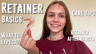 RETAINER BASICS 101all you need to know about retainerscare tips what to expect Hawley retainer [upl. by Philbert]