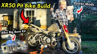 Were Building His XR50 Into A Fully Modified Pit Bike Big Bore Kit [upl. by Phoebe663]