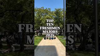 Top 10 Freshman Majors 2024 [upl. by Assenej]