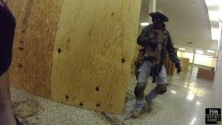 Airsoft Battle HELMET CAM COMBAT CITY Abandoned Publix Super Market Indoor CQB Field ABS63 [upl. by Vange]