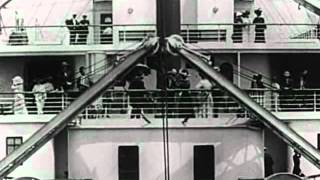 Titanic departure real video 1912 [upl. by Nnaeus]