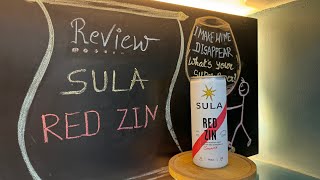 Sula Red Zin Wine Review In Hindi  Sula Wine In Can  कैन में आने वाली सुला वाइन का रिव्यु [upl. by Ellah168]