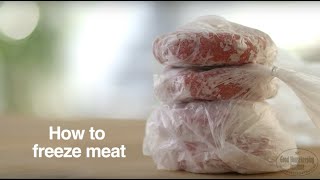 How To Freeze Meat Safely  Good Housekeeping UK [upl. by Hsirrehc]