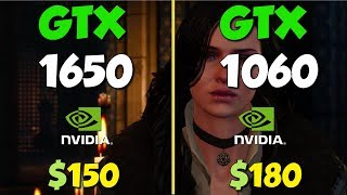 GTX 1650 vs GTX 1060 Test in 9 Games [upl. by Enitsua]