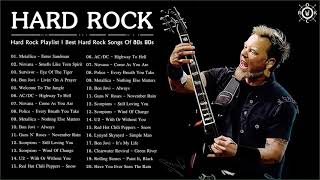 Hard Rock Playlist  Best Hard Rock Songs Of 80s 90s [upl. by Releehw]