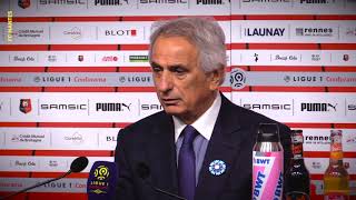 Rennes  FC Nantes  la réaction de Vahid Halilhodzic [upl. by Nothsa]