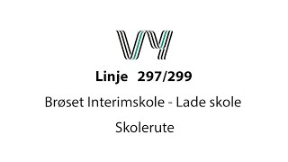 Linje 297299 Brøset Interimskole  Lade skole [upl. by Stiegler77]