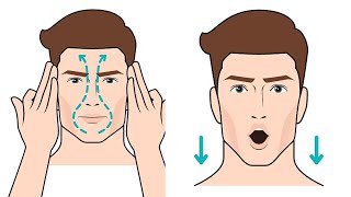 Jawline Exercises for Men  jawline exercises  double chin exercises  facial exercises [upl. by Ednalrym]