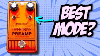 ULTIMATE Preamp pedal Demon FX Overdrive Preamp [upl. by Nolyarb]