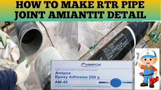 How to make RTR Pipe Assembly of Adhesive bonded joints Amiantit  Pipe to Pipe  Bell amp Spigot [upl. by Slaughter588]