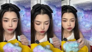 Asmr Ice Eating iceeating freezerfrost iceasmr loveiceasmr [upl. by Karub152]