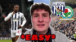 ALBION BATTER BLACKBURN   West Brom 41 Blackburn Rovers [upl. by Olivier866]