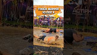 🤣 10000V ⚡ Tough Mudder obstacle [upl. by Thorwald]