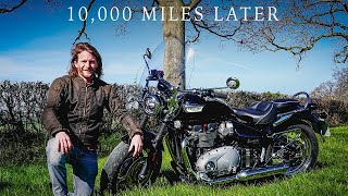 10000 Hard Miles Honest Owner Review  Triumph Speedmaster [upl. by Xel109]