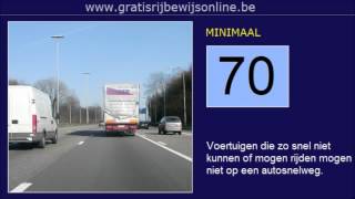 GRATIS RIJBEWIJS ONLINE 4 Rijbewijs B  AUTOSNELWEG [upl. by Kunz]