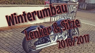 Yamaha Drag Star 1100 Winterumbau 20162017 Lenker amp Sitze [upl. by Clein]