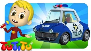 TuTiTu Songs Channel  Police Car  Sing Along For Kids [upl. by Attah41]