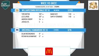 Williamstown Imperials 1st XI v Greenvale Kangaroos 1st XI [upl. by Thorny]